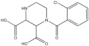 1-(2-Chlorobenzoyl)piperazine-2,3-dicarboxylic Acid