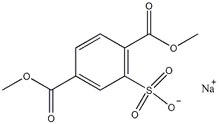 2-磺基-1,4-苯二甲酸钠1,4-二甲基酯结构式