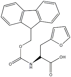 氯甲酸芴甲酯-L-2-呋喃基丙氨酸结构式