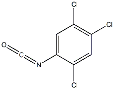 2,4,5-三氯异氰酸苯酯结构式