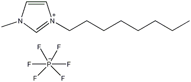 1-甲基-3-正辛基咪唑鎓六氟磷酸盐结构式