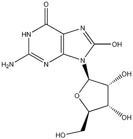 8-羟基鸟苷结构式