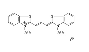 3,3'-二乙基噻羰花青碘结构式