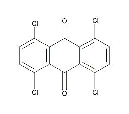 1,4,5,8-四氯蒽醌结构式