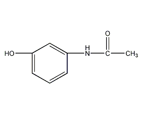 3'-乙酰氨基苯酚结构式