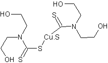 Copper(II)Bis(2-hydroxyethyl)dithiocarbamate