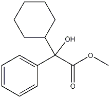 α-环己基扁桃酸甲酯结构式