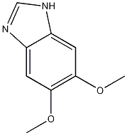 5,6-二甲氧基苯并咪唑结构式