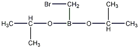 (溴代甲基)硼酸二异丙酯结构式