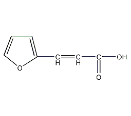 3-(2-呋喃基)-2-丙烯酸结构式