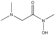 N-甲基-2-二甲氨基乙酰氧肟酸结构式