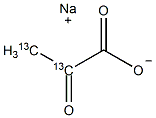 丙酮酸钠-2,3-13C2结构式