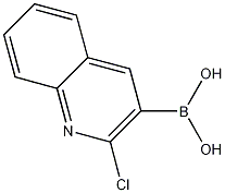 2-氯喹啉-3-硼酸结构式