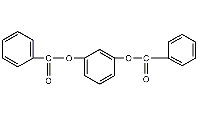 间苯二酚二苯甲酸酯结构式