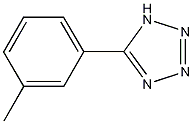 5-(3-甲基苯基)-1H-四唑结构式