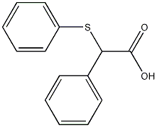 α-(苯基硫)苯乙酸结构式