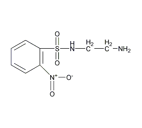 N-(2-氨乙基)-2-硝基苯磺酰胺盐酸盐结构式