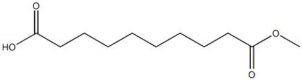 癸二酸单甲酯结构式