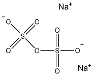焦硫酸钠结构式
