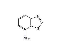 苯并[D]噻唑-7-胺结构式