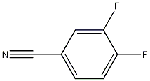 3,4-二氟苯甲腈结构式