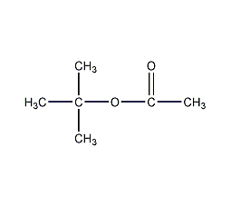 乙酸叔丁酯结构式