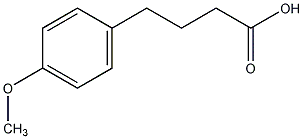 4-(4-甲氧基苯基)丁酸结构式