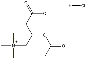 乙酰-L-肉碱盐酸盐结构式