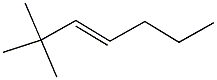反-2,2-二甲基-3-庚烯结构式