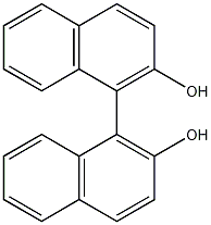 (R)-(+)-1,1'-联(2萘酚)结构式