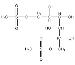 甘露醇-1,6-二磺酸结构式