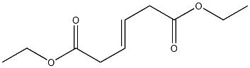 反2-丁烯-1,4-羧酸乙酯结构式