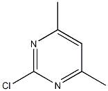 2-氯-4,6-二甲基嘧啶结构式