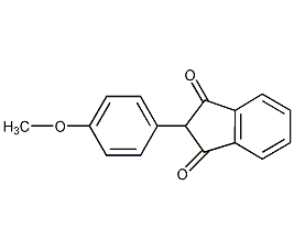 茴茚二酮结构式