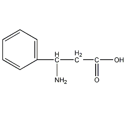 3-氨基-3-苯基丙酸结构式