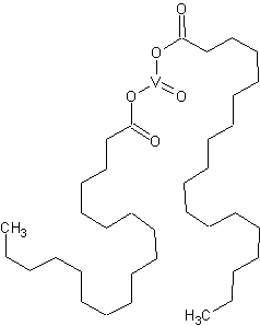 硬脂酸氧化钒(IV)结构式