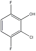 2-氯-3,6-二氟苯酚结构式