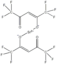 六氟乙酰丙酮锶结构式