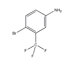 5-氨基-2-溴三氟甲苯结构式