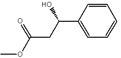 (s)-3-羟基-3-苯基丙酸甲酯结构式