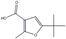 5-叔丁基-2-甲基呋喃-3-羧酸结构式