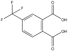 4-(三氟甲基)邻苯二甲酸结构式