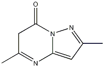 2,5-二甲基吡唑(1,5)嘧啶-7-酮结构式