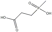 3-(甲基磷酸亚基)丙酸结构式