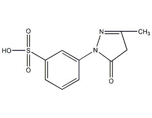 3-甲基-1-(3'-磺苯基)-5-吡啶啉酮结构式