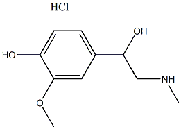 D,L-变肾上腺素盐酸盐结构式