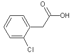 2-氯苯乙酸结构式
