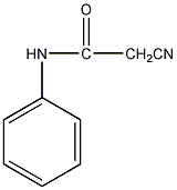 2-氰基乙酰苯胺结构式