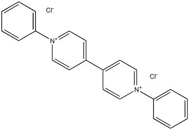 1,1'-二苯基-4,4'-双吡啶酰氯结构式