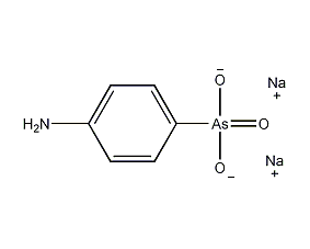4-氨基苯胂酸钠结构式